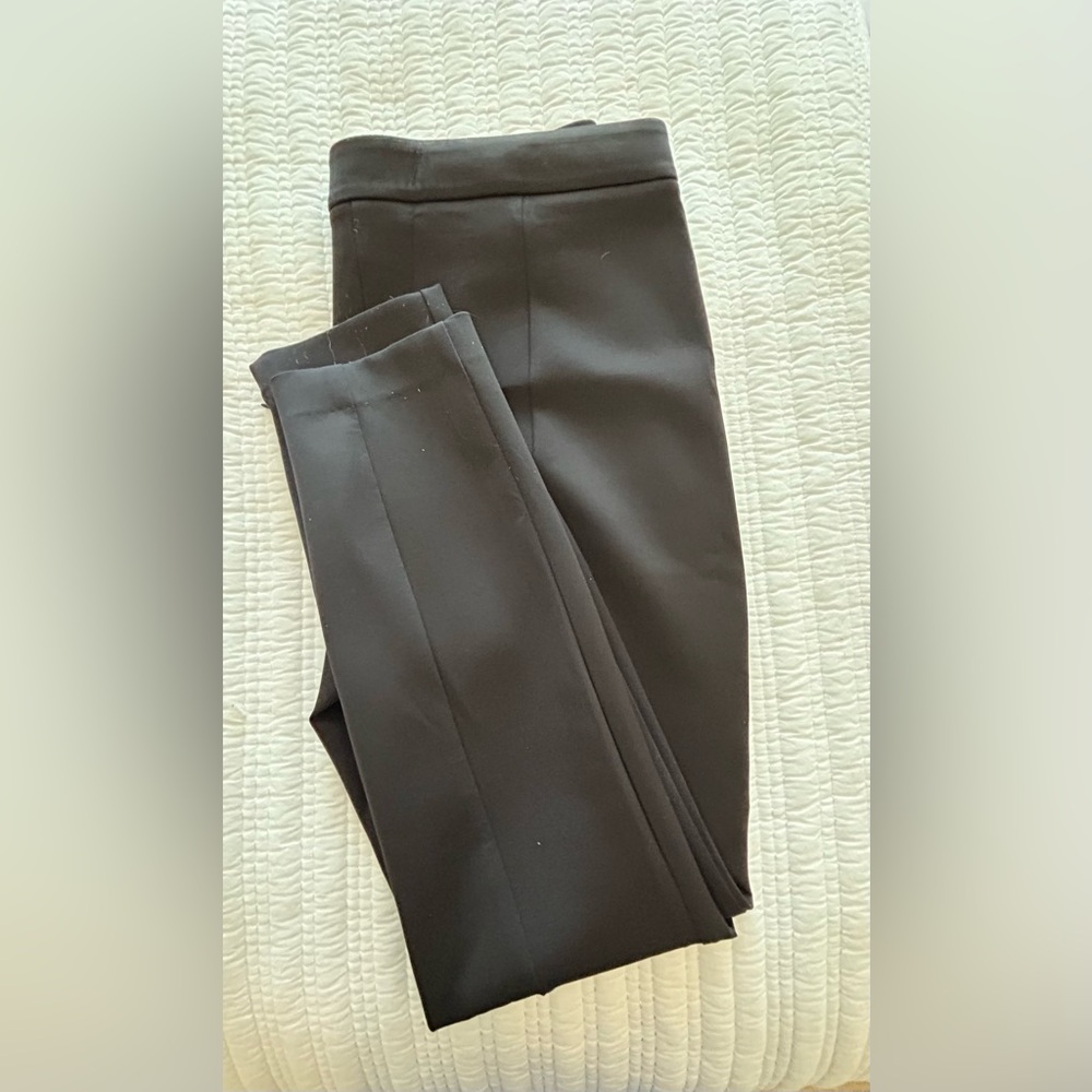 Theory High Waist Polish Scuba Ankle Pant Size 14 - Picture 7 of 7
